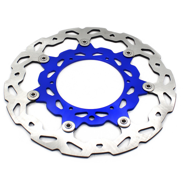 KKE 320MM Brake Disc Rotors and adapter Bracket Blue Compatible with KTM Old Model 81mm blue