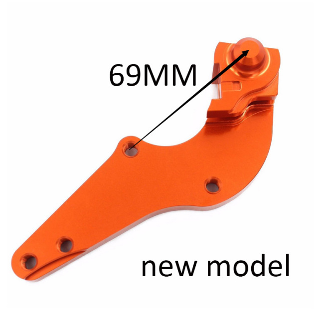 KKE 320MM Brake Disc and Adapter Bracket Fit Compatible with KTM New model 69mm orange