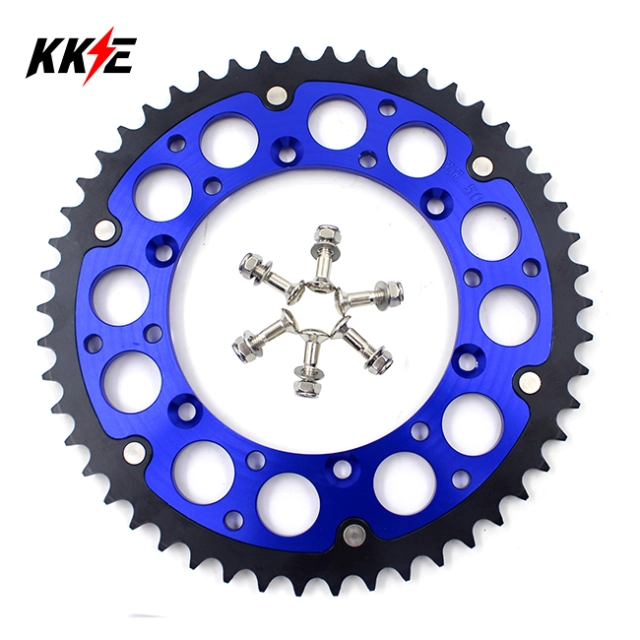 KKE Hybrid Rear 48T-51T Blue Sprocket Fit KAWASAKI KX250F KX450F KLX450R &Screw 2006-2018