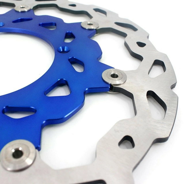 KKE 320MM Oversize Floating Brake Disc Rotor + Bracket Adapter for KAWASAKI KX250/450F