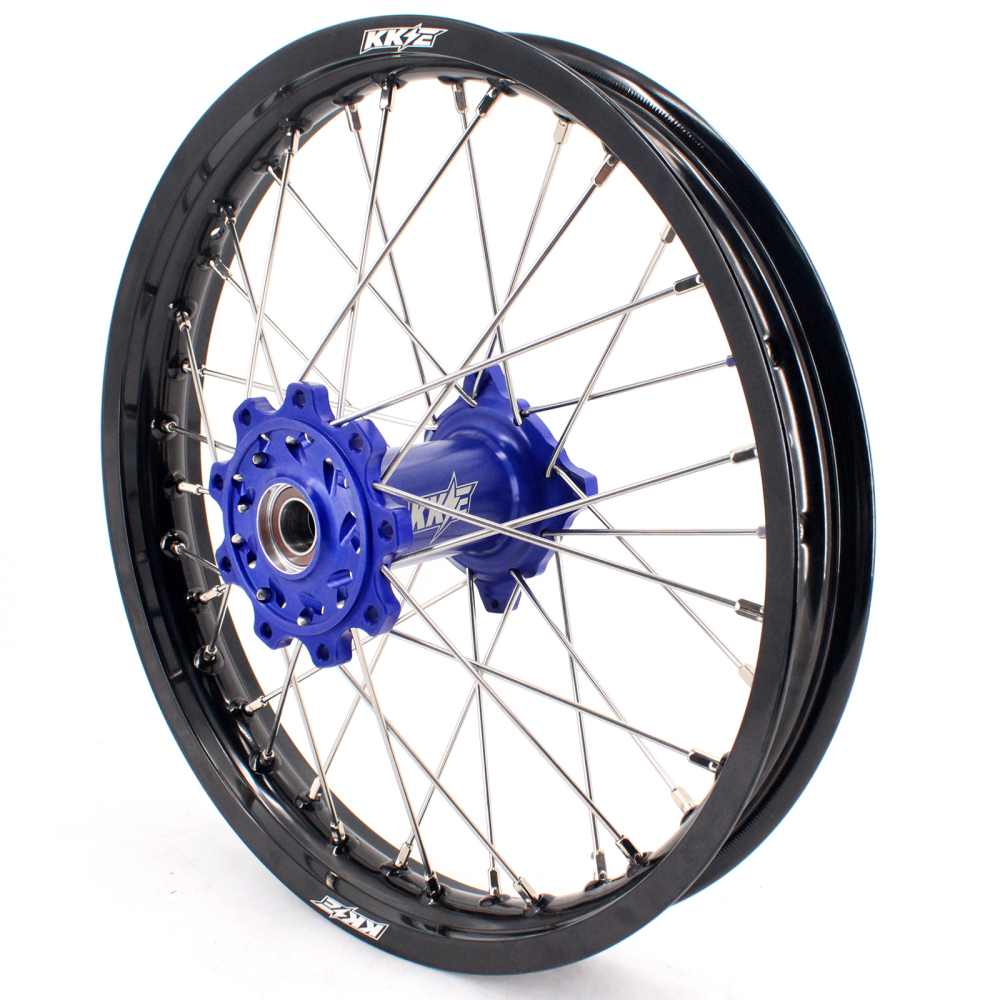 KKE 21/18 Enduro Wheels Rim Set Fit TM Bike 125cc-530cc 2015-2020 Blue Hub