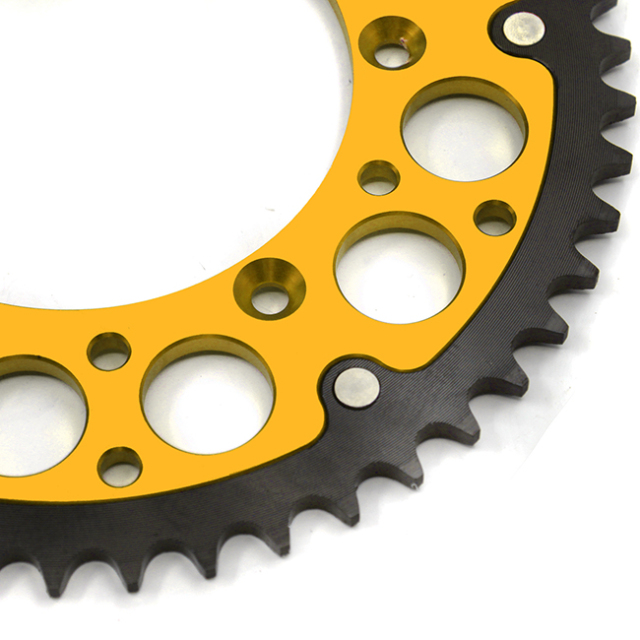 KKE Rear Hybrid 44T Gold Sprocket Fit SUZUKI RMZ250 450 RM125 250 DRZ400/E/S/SM