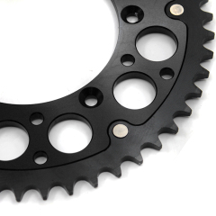 KKE Rear 48T-51T Black Sprocket Fit SUZUKI RMZ250 RMZ450 DRZ400E DRZ400S SM RM125 RM250