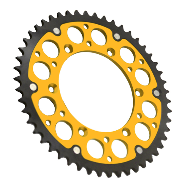 KKE Rear Hybrid 44T Gold Sprocket Fit SUZUKI RMZ250 450 RM125 250 DRZ400/E/S/SM