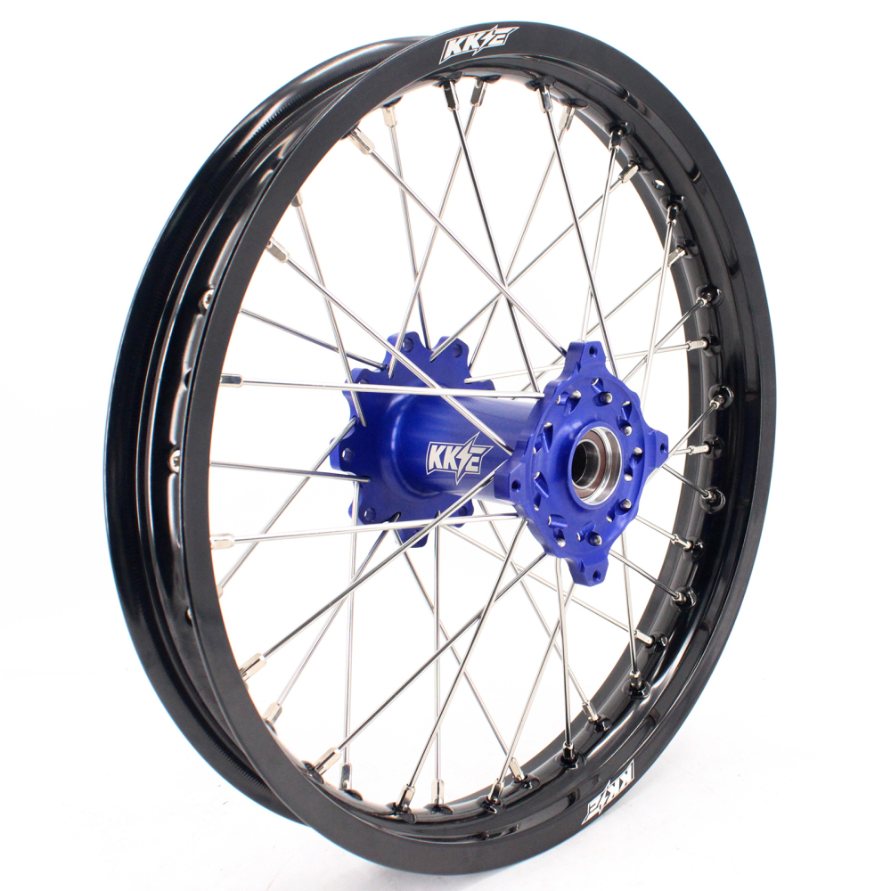 KKE 21/18 Enduro Wheels Rim Set Fit TM Bike 125cc-530cc 2015-2020 Blue Hub