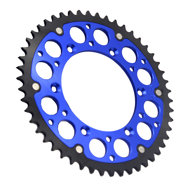 KKE Rear 44T Blue Sprocket Fit SUZUKI RMZ250 RMZ450 DRZ400S/E/SM RM125 RM250 Blue