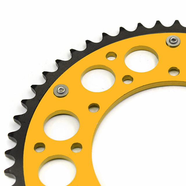 KKE Rear Hybrid 48T-51T Gold Sprocket Fit SUZUKI RMZ250 450 RM125 250 DRZ400/E/S/SM