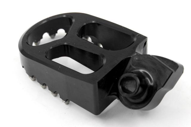 Black Footpegs Foot Rests Footrest Fit YAMAHA YZ85 125 250 WR250F WR450F YZ250F YZ450F