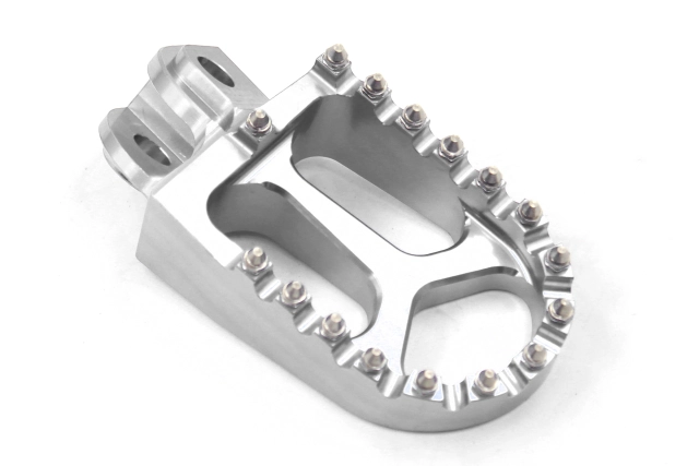 KKE Foot Peg Rest Footpegs Footrest Compatible with KTM XC-W SXF EXC-F Old model Silver