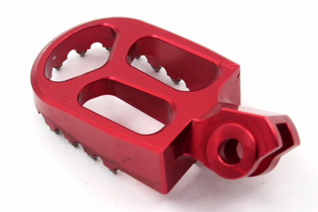 KKE CNC Footpegs Foot Pegs Rests Footrests fit SUZUKI RMZ250 RMZ450 2010-2015 Red