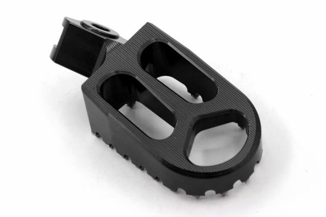 KKE CNC Billet Footpegs Foots Peg Rest Fit SUZUKI RMZ250 RMZ450 2010-2015 Black