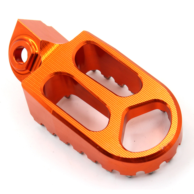 KKE Foot Pegs Rest Footpegs Footrest Compatible with KTM XC-W SXF EXC-R EXC-F Old model Orange