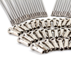 KKE 2.15*19" OEM Size Front Silver Spoke Kit Fit HONDA CR125R/250R CRF250R/450R With Silver Nipple