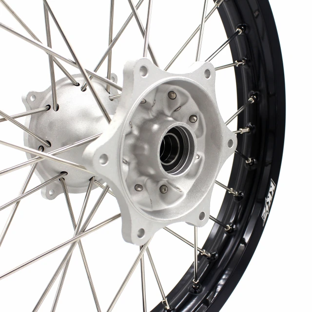 KKE 2.15*19" MX Rear Casting Wheel Fit HONDA CRF250R 2004-2013 CRF450R 2002-2012 Silver Hub