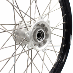 KKE 1.6*21" MX Front Casting Wheel Fit HONDA CRF250R 2004-2013 CRF450R 2002-2012 Silver Hub