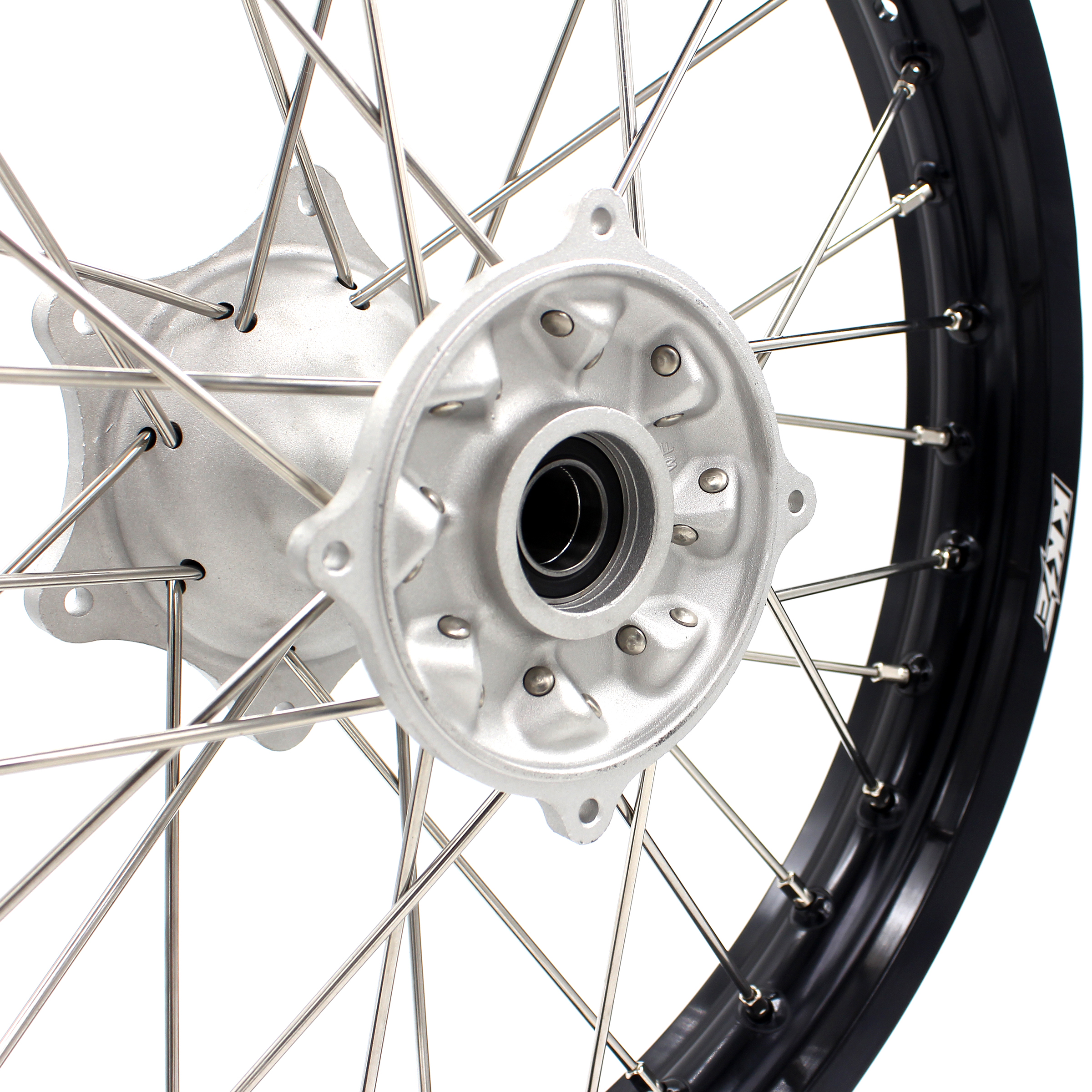 KKE 2.15*18" Enduro Rear Casting Wheel Rim Fit HONDA CRF250R 2004-2013 CRF450R 2002-2012 Silver Hub