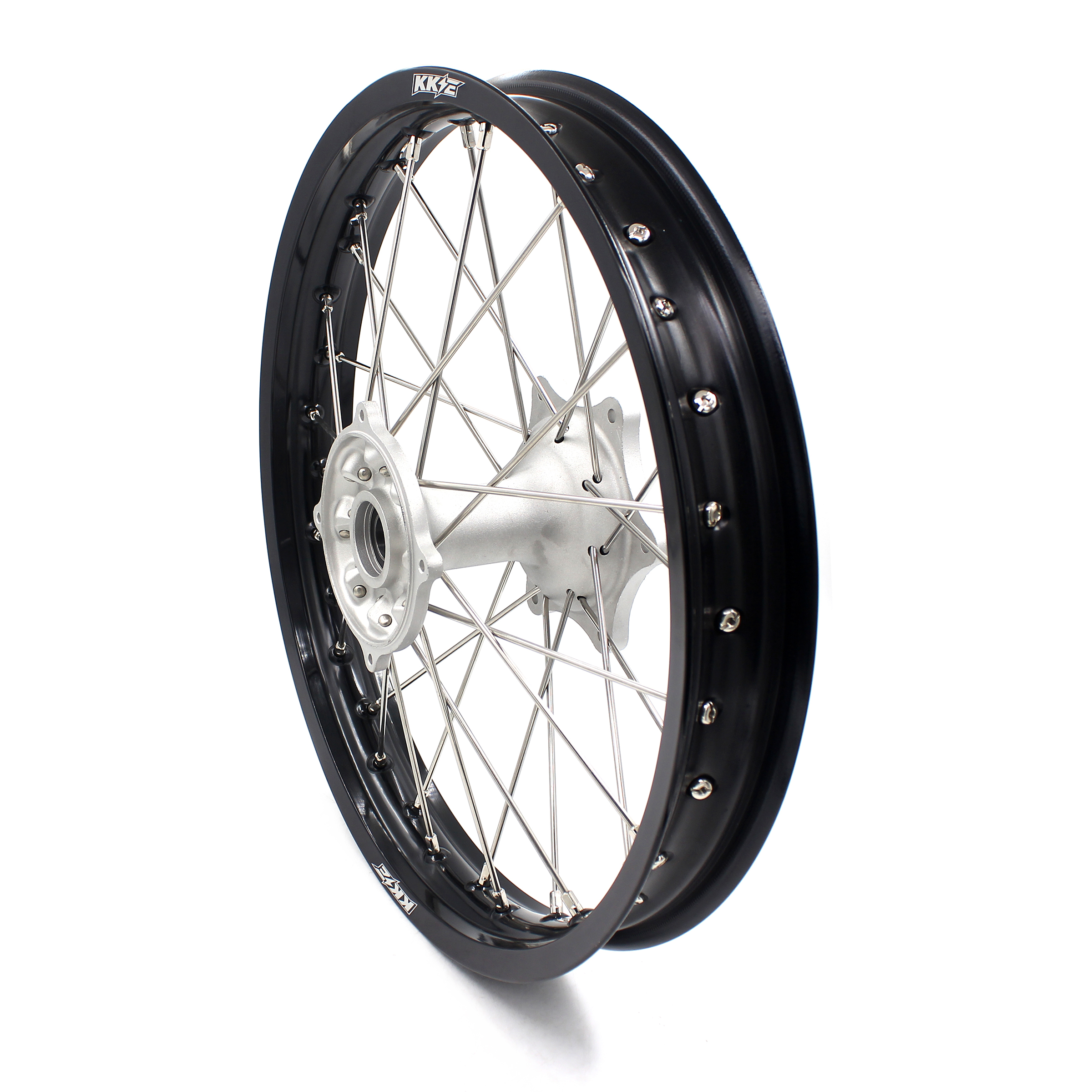 KKE 2.15*19" MX Rear Casting Wheel Rim Fit HONDA CRF250R 2004-2013 CRF450R 2002-2012 Silver Hub
