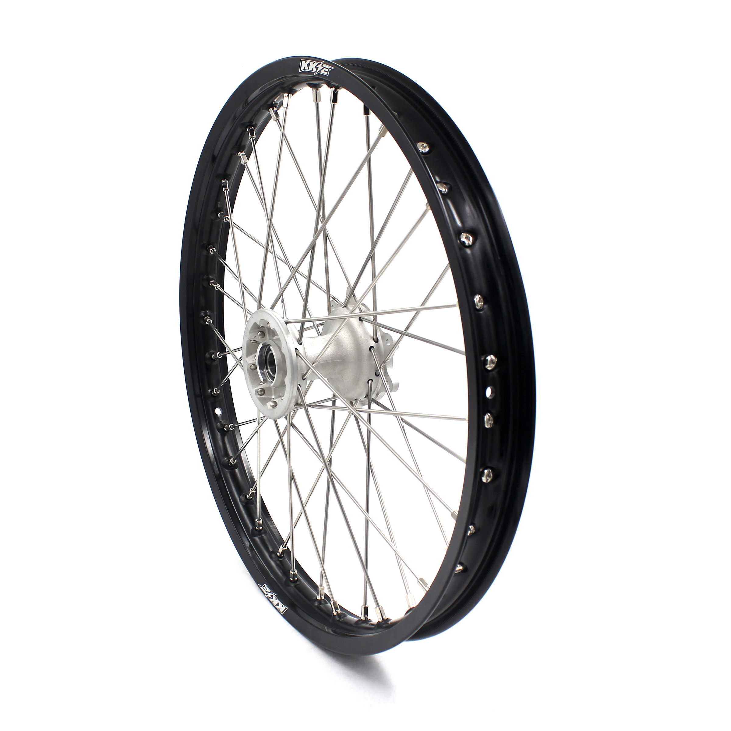 KKE 1.6*21" MX Front Casting Wheel Rim Fit HONDA CRF250R 2004-2013 CRF450R 2002-2012 Silver Hub