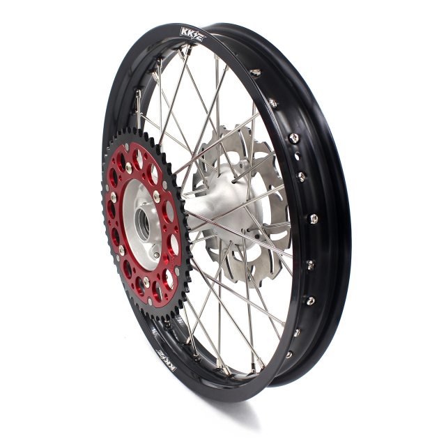 KKE 2.15*19" MX Rear Wheel With Silver Casting Hub Fit HONDA CRF250R CRF450R 2013-2020 With Disc