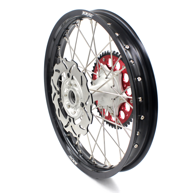 KKE 2.15*19" MX Rear Wheel With Silver Casting Hub Fit HONDA CRF250R CRF450R 2013-2020 With Disc