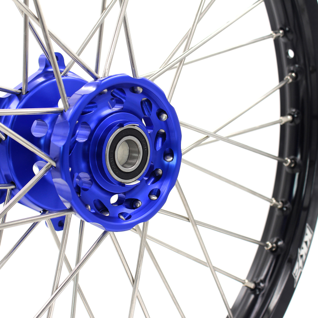 KKE 1.6*21" Front Dirtbike Wheel Fit Yamaha YZ250F 2001-2020 YZ450F YZ125/250 Blue Hub
