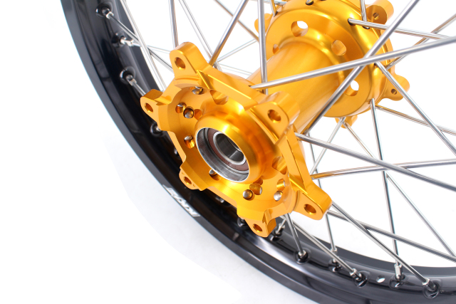 KKE 2.15*19" Rear Dirtbike MX Wheel Fit SUZUKI RM125 RM250 1996-2008 Gold Hub