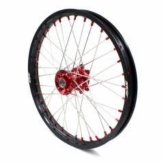 KKE 21/18 Fit HONDA CRF250R 2004-2013 CRF450R 2002-2012 Enduro Wheels Set Red Nipple