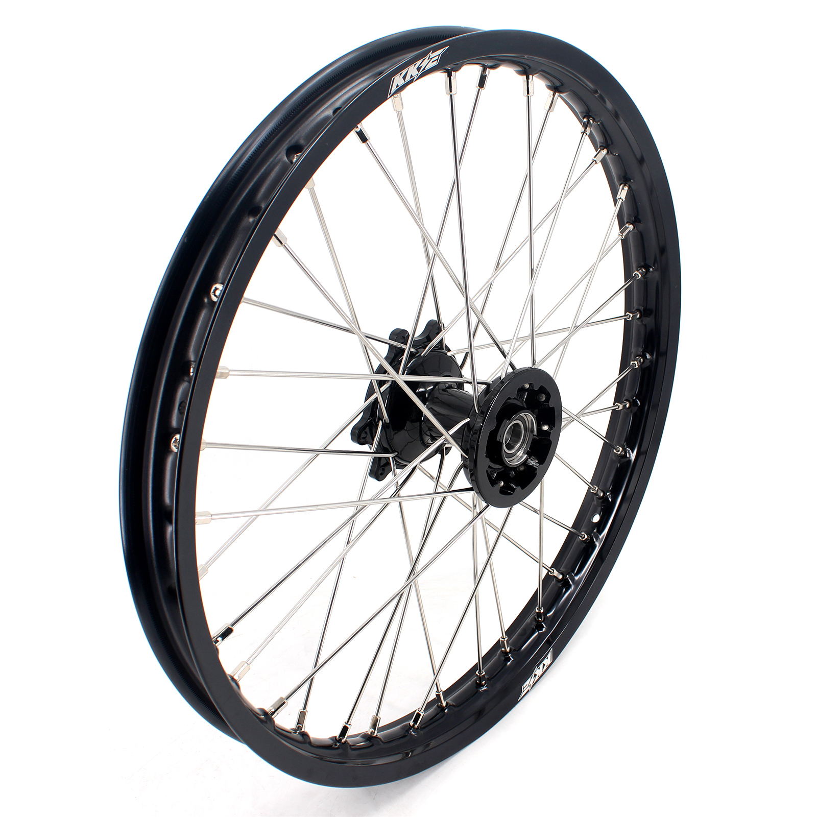 KKE 21/19 MX Motorcycle Wheels Rim Set Fit HONDA CRF250R 2014-2024 CRF450R 2013-2024 Black Casting Hub