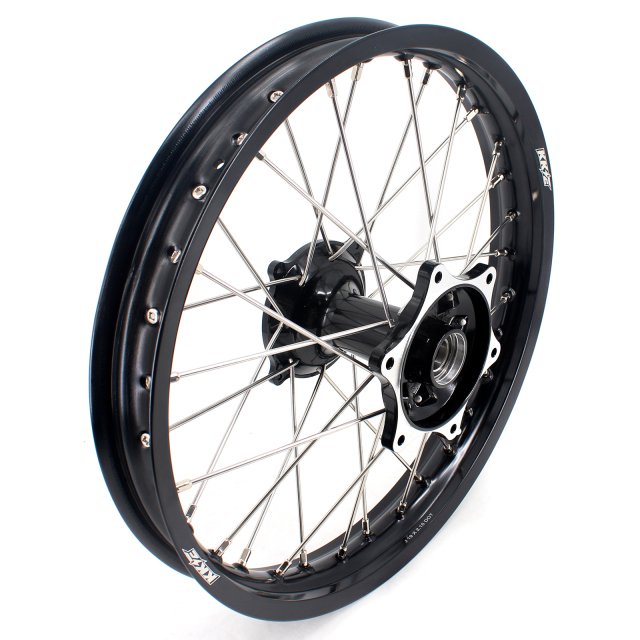 KKE 21/19 MX Wheels Rim Set Fit HONDA CRF250R 2014-2020 CRF450R 2013-2020 Black Casting Hub