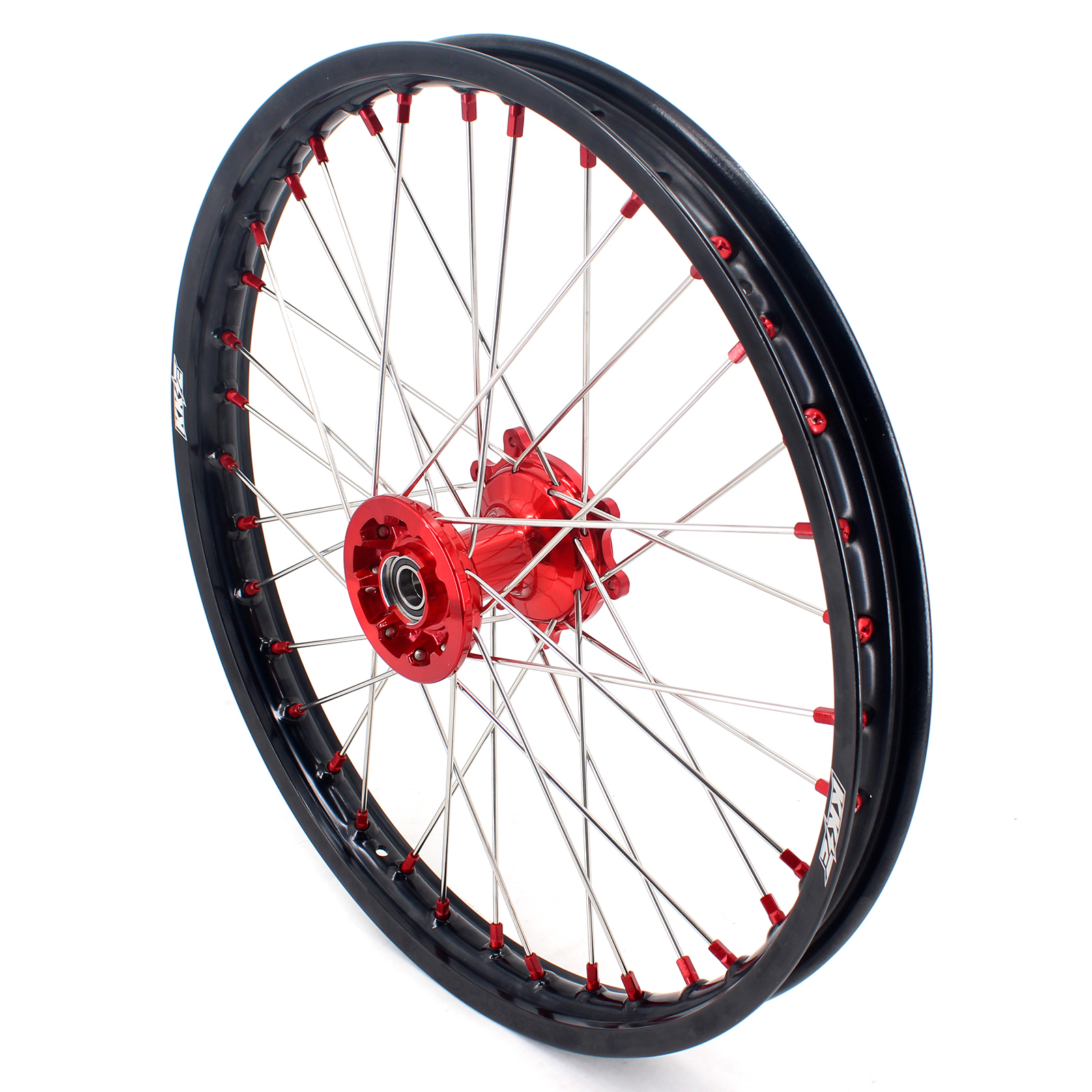 KKE 21/19 Mx Casting Motorcycle Wheels Rims Fit HONDA CRF250R CRF450R 2013-2024 Red Hub