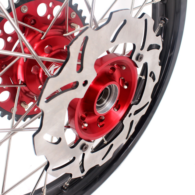 KKE 21/18 Enduro Wheels Set Fit HONDA CR125R 1995-1997 CR250R CR500R 2001 Red Hub