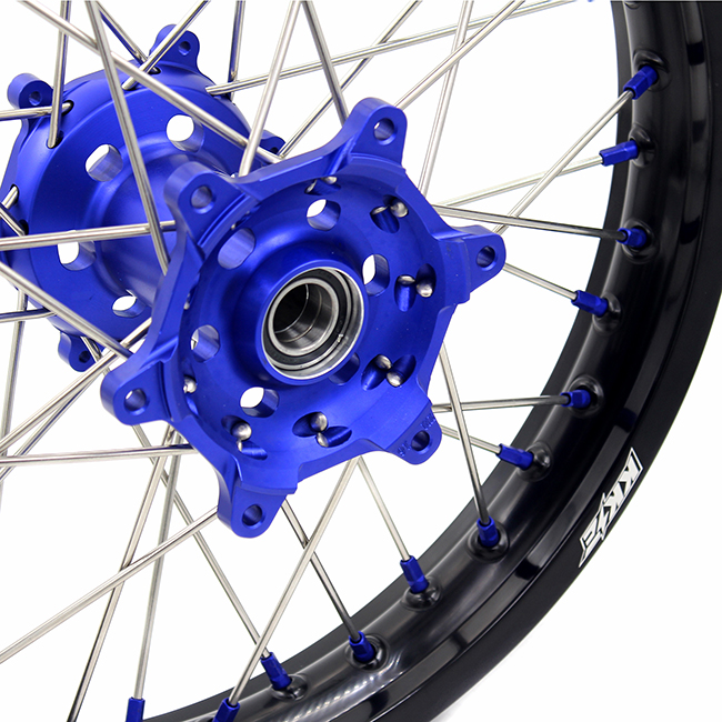 CNC Rear Wheel Spacers Kit Blue For Yamaha YZ125/250 YZ125 YZ250 1999-2020 2021