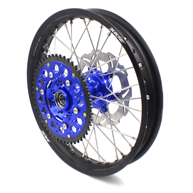 KKE 1.6*21/2.15*18 Dirtbike Enduro Motorcycle Wheels Set Fit SUZUKI DRZ400 DRZ400E DRZ400S Disc Blue Hub