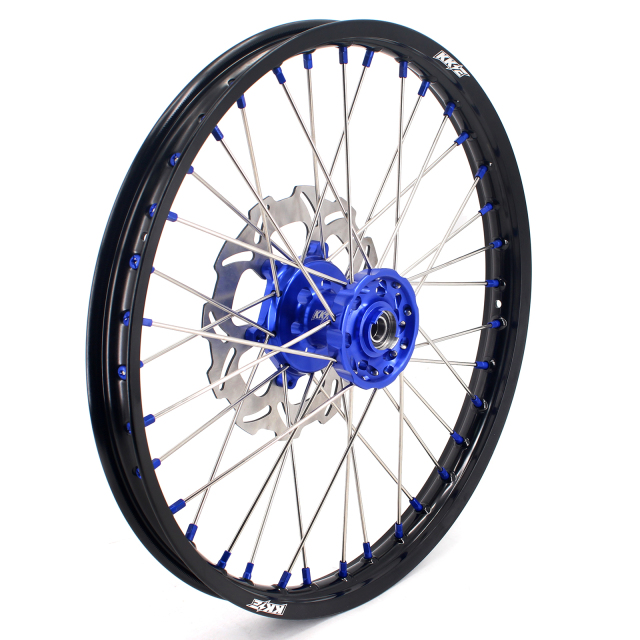 KKE 21/18 Enduro Wheels Set Fit SUZUKI DRZ400 00-04 DRZ400E 00-07 DRZ400S 00-21 Motorcycle Rims Blue Nipple