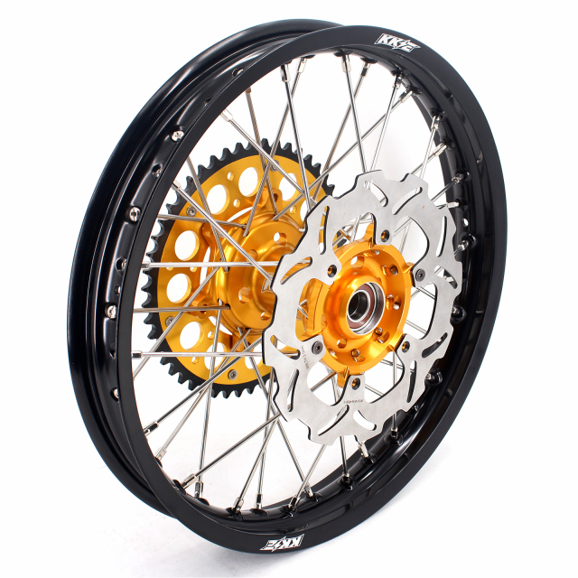 KKE Enduro 21/18 Dirtbike Wheels Set Fit SUZUKI DRZ400 DRZ400S DRZ400E Gold Hub