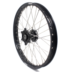 KKE 21/19 Dirtbike MX Wheels Set Fit SUZUKI RM125 RM250 1996-2000 Black Hub/Rim