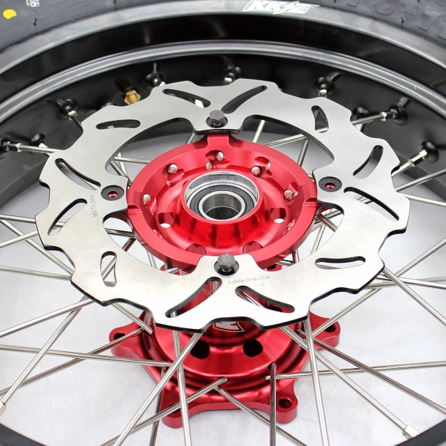 KKE 3.5/4.25*17 Supermoto Wheels Set With CST Tire Fit HONDA CRF250X 2004-2017 CRF450X 2005-2017