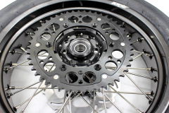 KKE 3.5/4.25*17 Supermoto Wheels Set With CST Tire Fit SUZUKI DRZ400 DRZ400S DRZ400E Black Hub