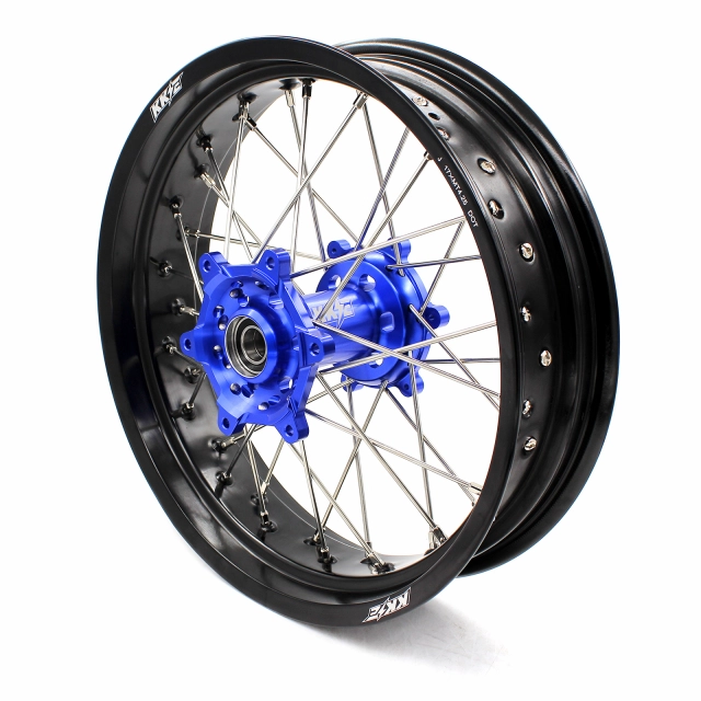 KKE 3.5/4.25*17 Supermoto Wheels Set Fit SUZUKI DRZ400 DRZ400S DRZ400E DRZ400SM Blue Hub