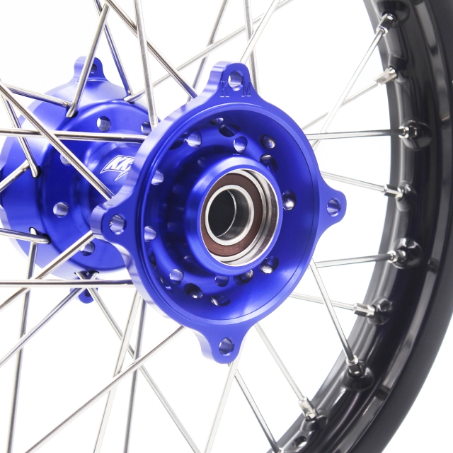 KKE 19/16 Kid's Big Wheels set Compatible with KTM SX 85 Blue Hub 2003-2020