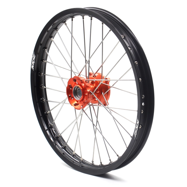 KKE 19/16 Kid's Big Wheel Set Compatible with KTM85 SX 2003-2020 Orange Hub