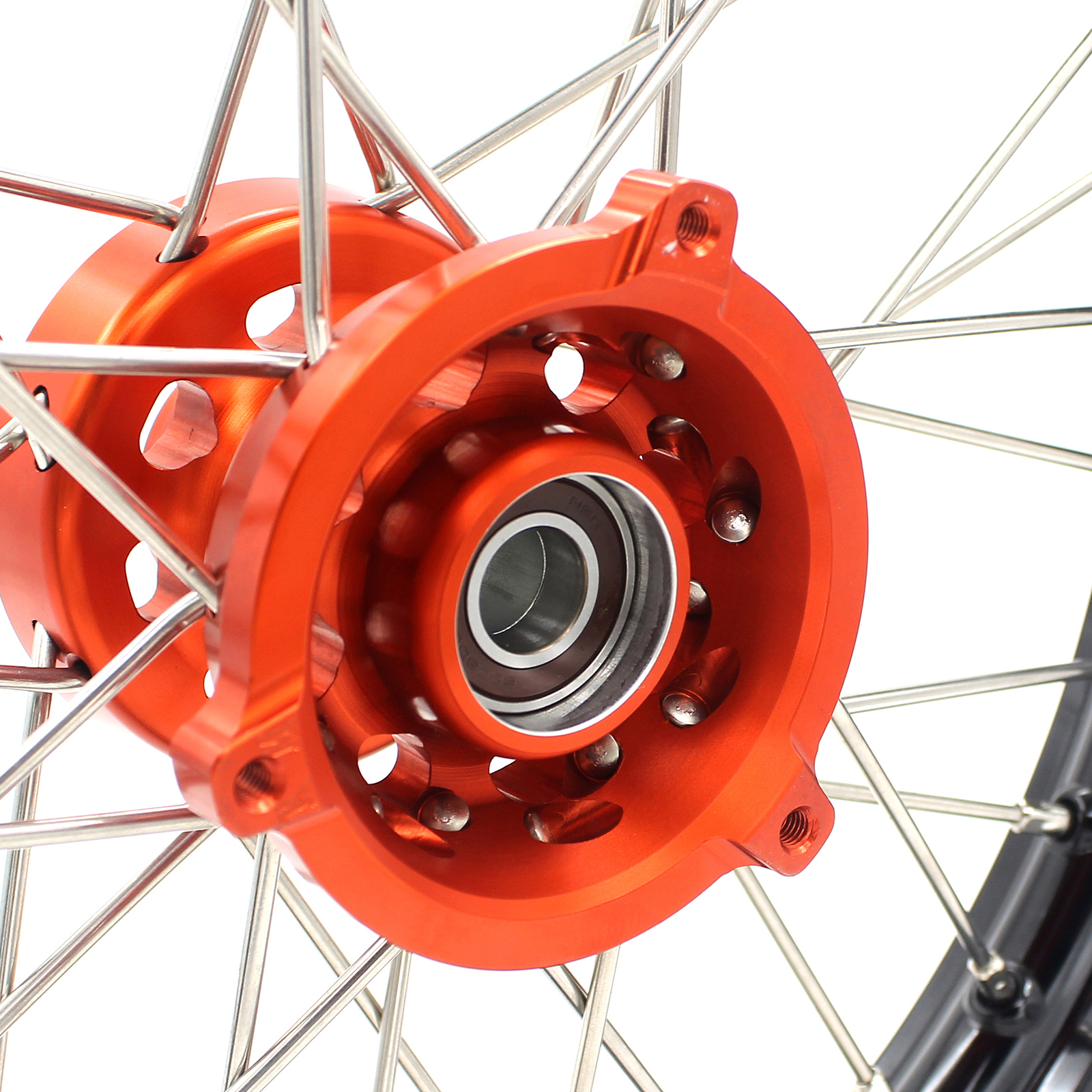 Compatible with KTM 65 SX Orange Hub 2002-2024 - KKE 1.4*14"/1.6*12" Kid's Motorcycle Wheels Rims