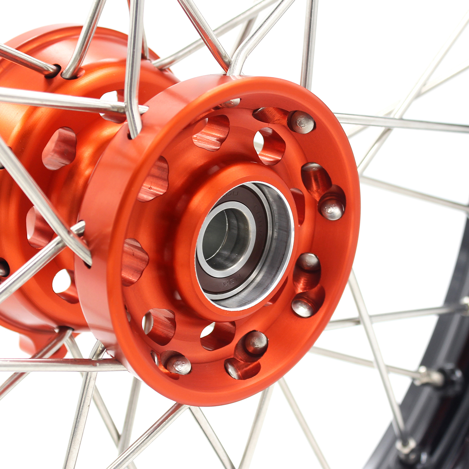 Compatible with KTM 65 SX Orange Hub 2002-2024 - KKE 1.4*14"/1.6*12" Kid's Motorcycle Wheels Rims