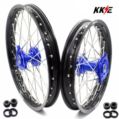 KKE 1.4*17"/1.6*14" Kid's Motorcycle Wheels Rim Set Fit YAMAHA YZ80 1990-2001 YZ85 2002-2022 Mini Dirt Bike