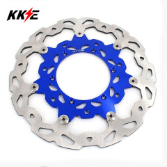 KKE 320MM Blue Oversize Floating Brake Disc Rotor For YAMAHA YZ250F YZ450F WR250F WR450F