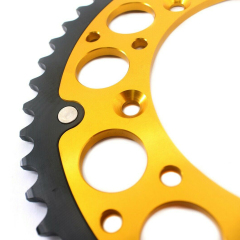 KKE Rear Hybrid 51T Gold Sprocket for YAMAHA YZ125 YZ250 WR450F WR400F 426F 450F