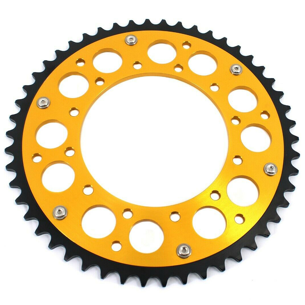 KKE Rear Hybrid 51T Gold Sprocket for YAMAHA YZ125 YZ250 WR450F WR400F 426F 450F