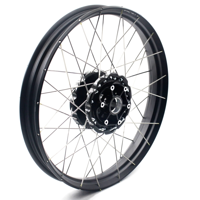 VMX 2.15*21"/4.25*17" Tubeless Wheels Rims Fit for BMW F800GS 2008-2021 Black Hub Black Rim