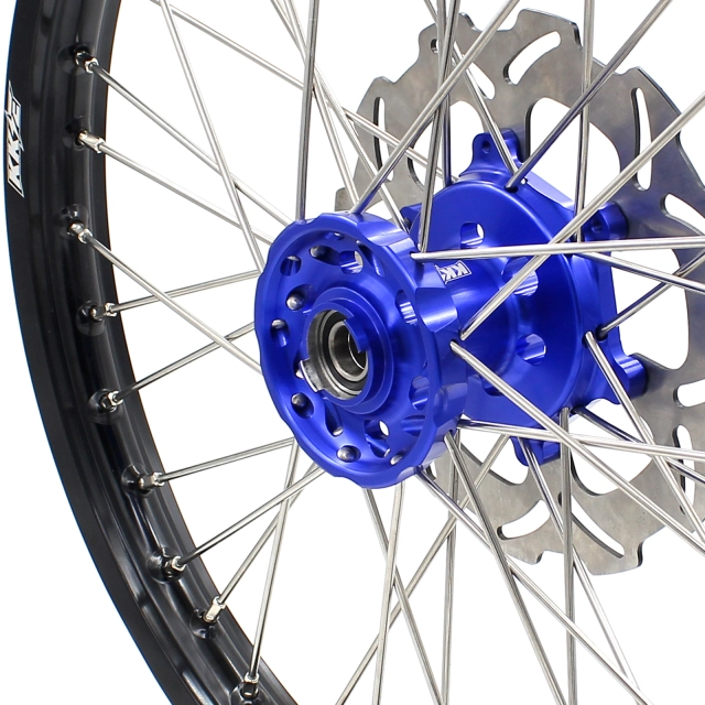 KKE 21/18 Dirtbike Enduro Wheels Set Fit SUZUKI DRZ400 DRZ400E DRZ400S Disc Blue Hub With Cush Drive