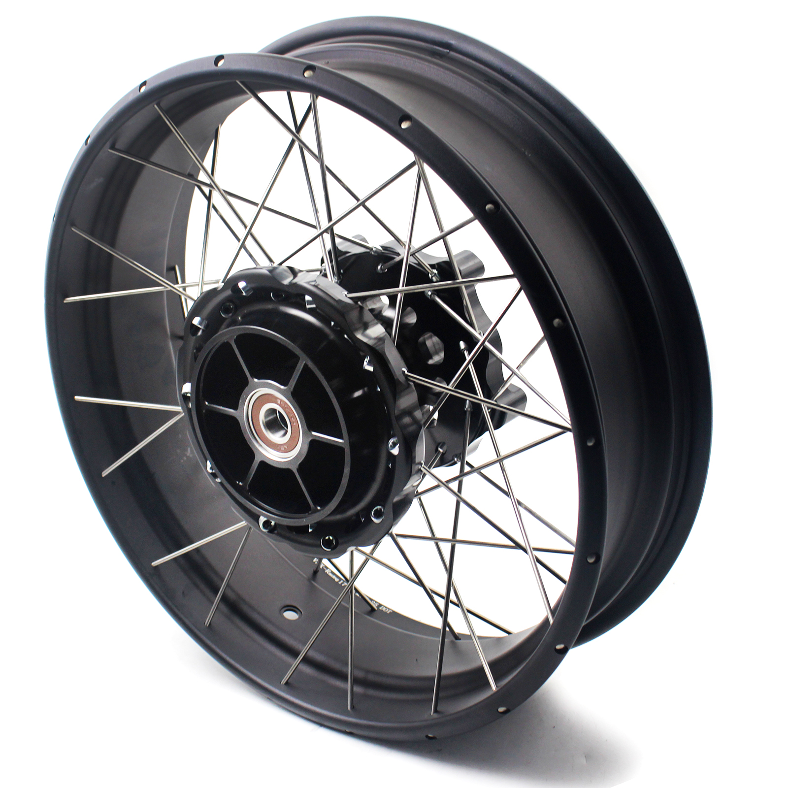 VMX 2.15*21"/4.25*17" Tubeless Wheels Rims Fit for BMW F800GS 2008-2020 Black Hub Black Rim